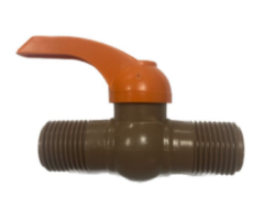 Registro Marrom com Alavanca e Fechamento tipo Esfera