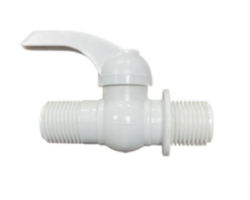 Registro PVC Branco Esférico com Engate Flexível Prático