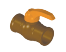 REG. ESF. PREDIAL SOL. C/ALAVANCA MARROM