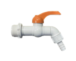 TORNEIRA ESF. JARDIM BRANCA E LARANJA